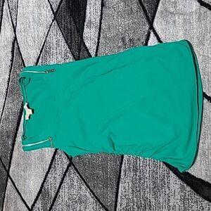 Michael Michael Kors Side Cinch Zipper Sleeveless Shirt